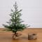 3ft. Pre-Lit Artificial Christmas Tree in Jute Wire Planter with 30 Warm White LED Lights